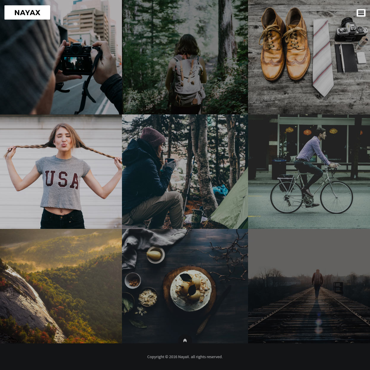 Nayax Joomla Portfolio Template