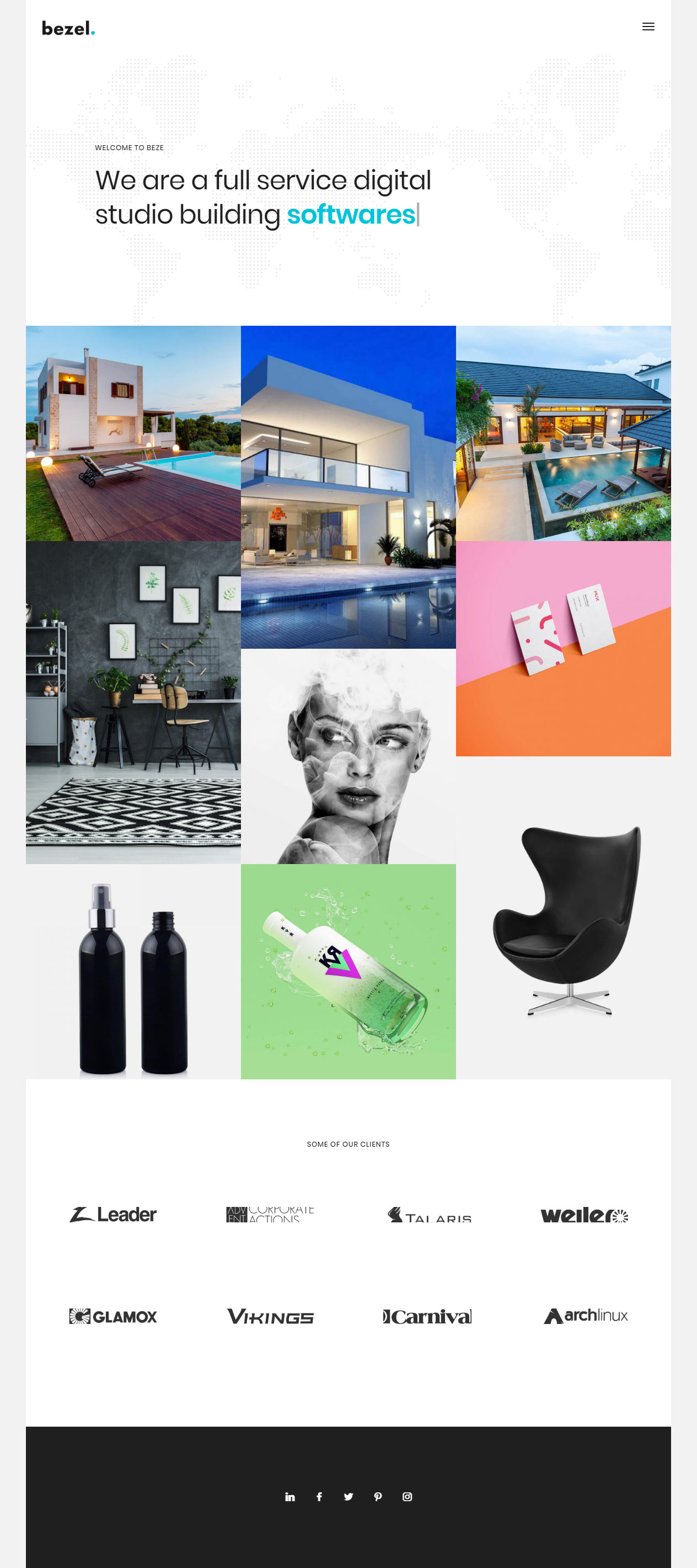 Bezel Drupal Portfolio Themes