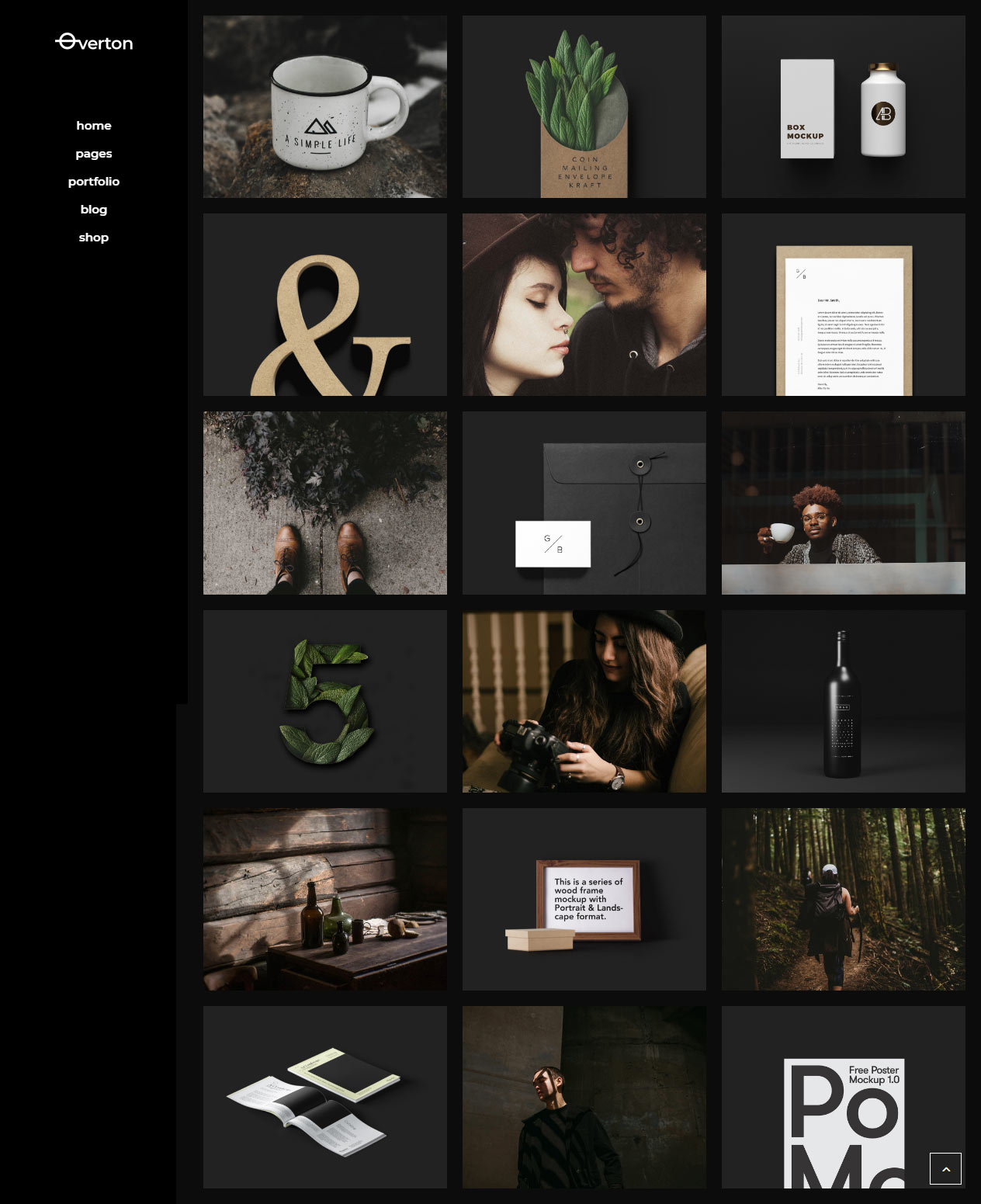 Overton Best WordPress Portfolio Themes