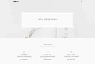 Premise – Premium Responsive Minimal Portfolio HTML5 Template