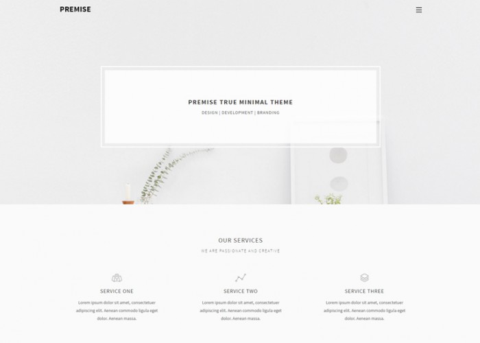 Premise – Premium Responsive Minimal Portfolio HTML5 Template