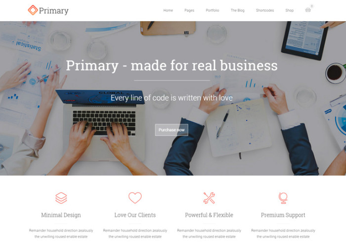 Primary – Premium Responsive Business WordPress Theme