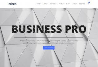 Prioris – Premium Responsive Consulting Agency WordPress Theme