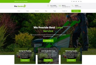 Pro Garden – Premium Responsive Gardening HTML5 Template