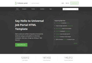 Profession – Premium Responsive HTML5 Job Template