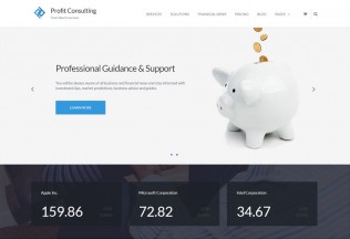 Profit Consulting – Premium Responsive Financial Advisor WordPress Theme
