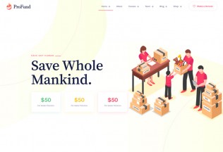 ProFund – Premium Responsive Nonprofit Charity WordPress Theme