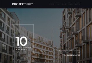 Project – Premium Responsive Construction Company HTML5 Template
