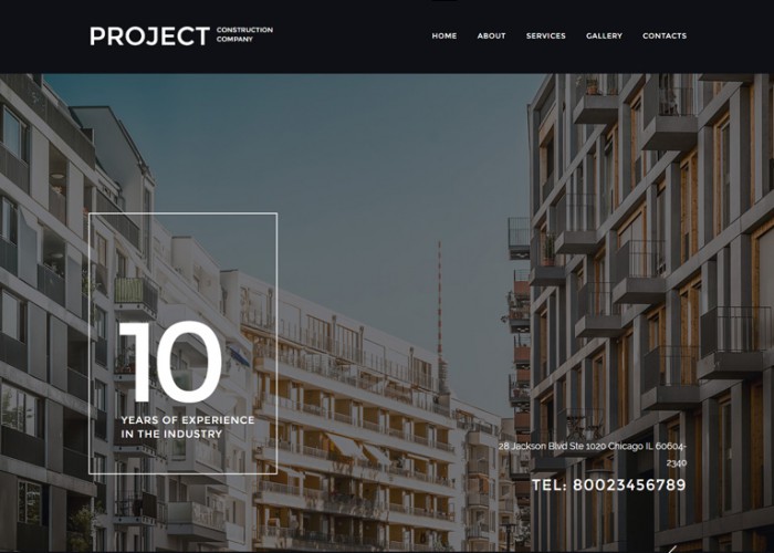 Project – Premium Responsive Construction Company HTML5 Template