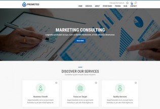 Prometeo – Premium Responsive Financial and Consulting HTML5 Template
