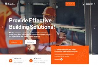 Promina – Premium Responsive Construction Building WordPress Theme