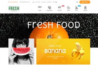 Pts Fresh – Premium Responsive Food Prestashop Theme