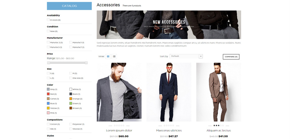 Category page