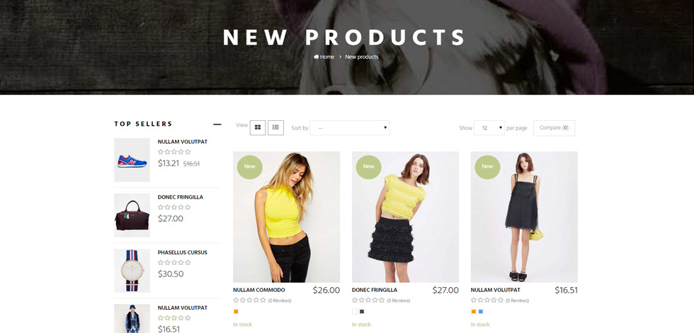 Category page