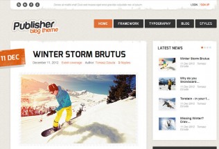 Publisher – Premium Responsive Blog WordPress theme