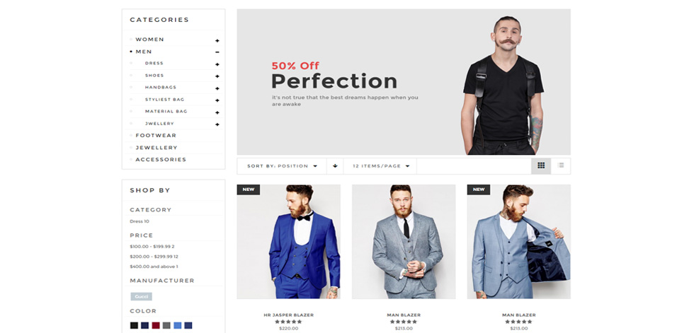 Category page