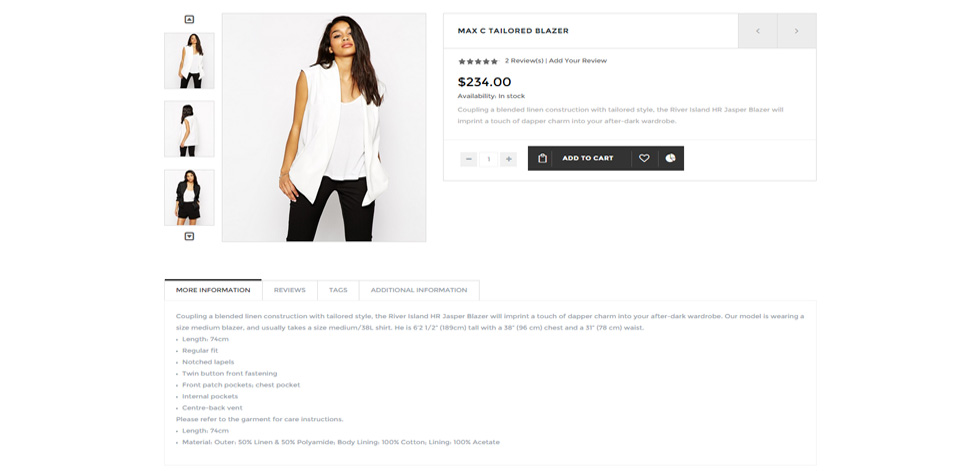 Product page