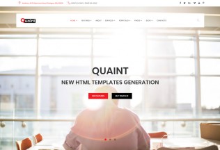 Quaint – Premium Responsive Business Multipurpose HTML5 Template