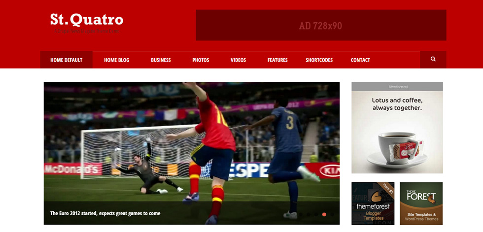 Home page