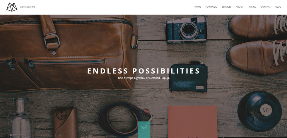 Welcome screen
