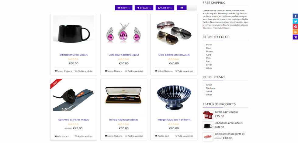Category page