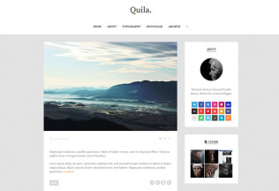 Quila – Premium Responsive Clean Content-Focused Tumblr Theme