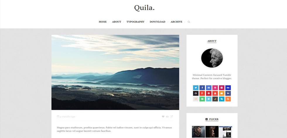 Home page