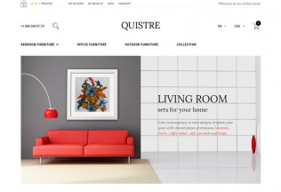 Quistre – Premium Responsive Furniture Magento Theme
