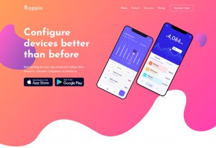 Rappix – Premium Responsive App Landing Page HTML5 Template