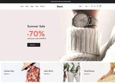 Razzi – Premium Responsive WooCommerce WordPress Theme