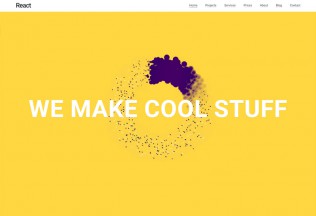React – Premium Responsive Material Design Multipurpose WordPress Theme