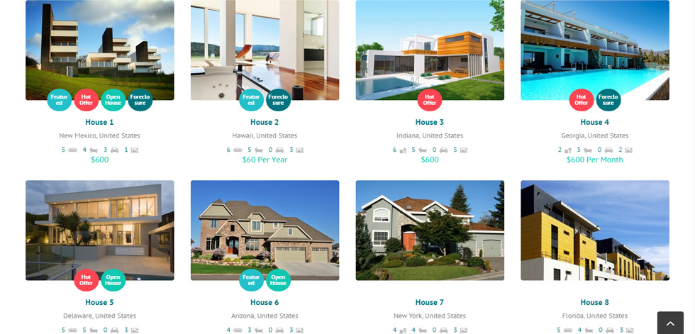 Properties listing