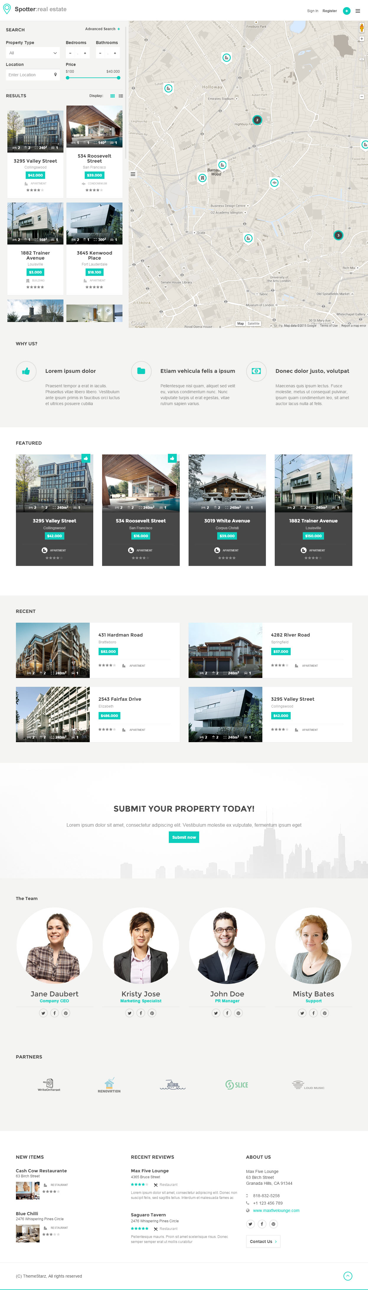 Spotter Real Estate Website Templates