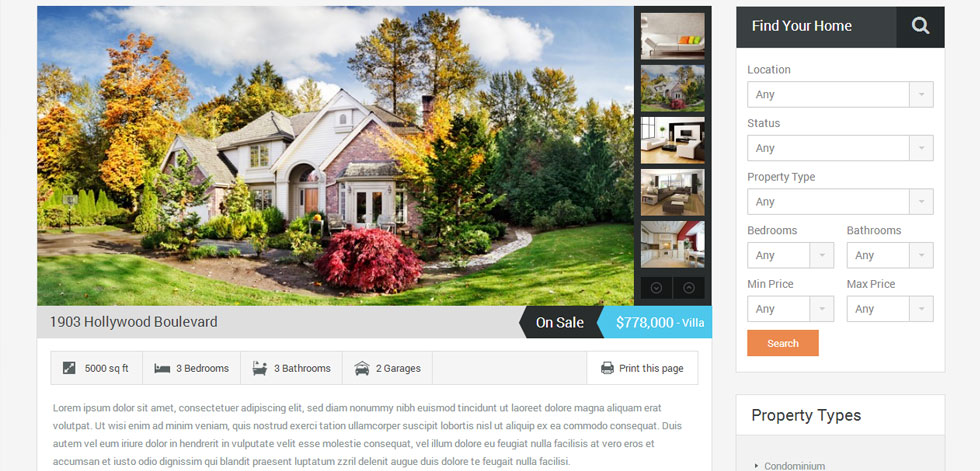 One property page