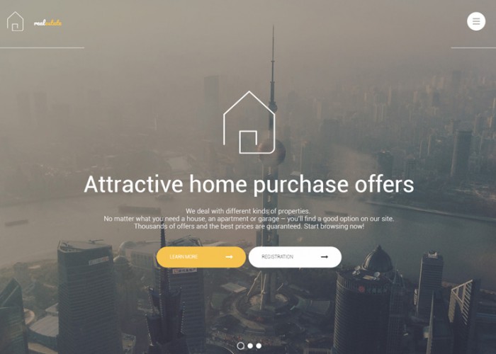 Real Estate – Premium Responsive HTML5 Template