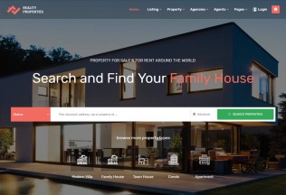 Reality – Premium Responsive Real Estate WordPress Theme