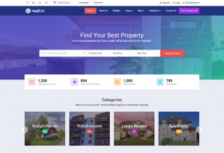 Reallist – Premium Responsive Real Estate HTML5 Template