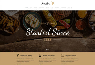 Recibo – Premium Responsive Restaurant Food Cook WordPress Theme