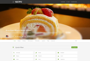 Recipe – Premium Responsive WordPress Theme For Recipes