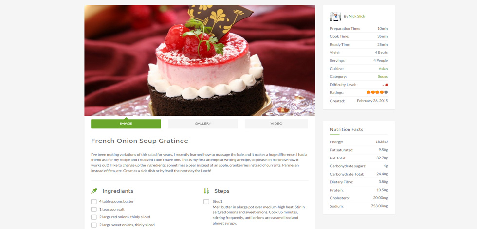 Recipe Detail