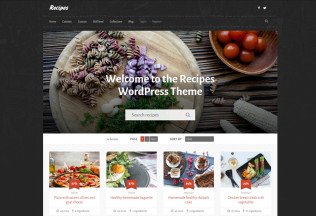 Recipes – Premium Responsive WordPress Theme