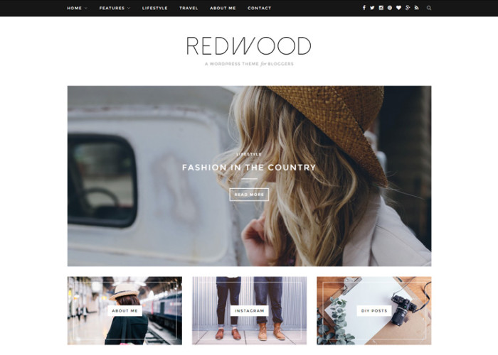 Redwood – Premium Responsive WordPress Blog Theme