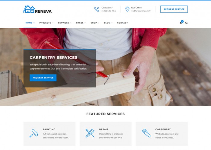 Reneva – Premium Responsive Construction HTML5 Template