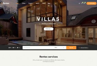 Rentex – Premium Responsive Real Estate WordPress Theme