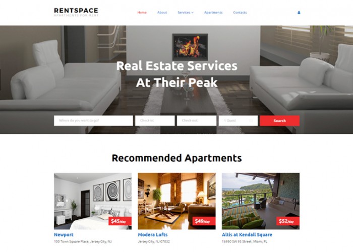Rentspace – Premium Responsive Real Estate HTML5 Template