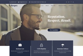 Respes – Premium Responsive Lawyer WordPress Theme