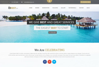 Restinn – Premium Responisve Booking One Page WordPress Theme For Resort Hotel