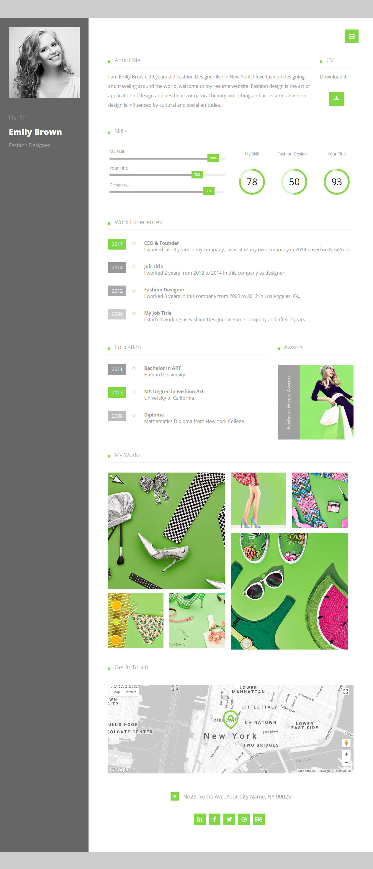 Xtra WordPress Resume Theme