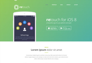 ReTouch – Premium Responisve App WordPress Theme