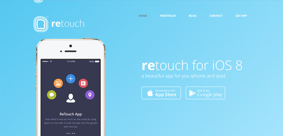 Home page